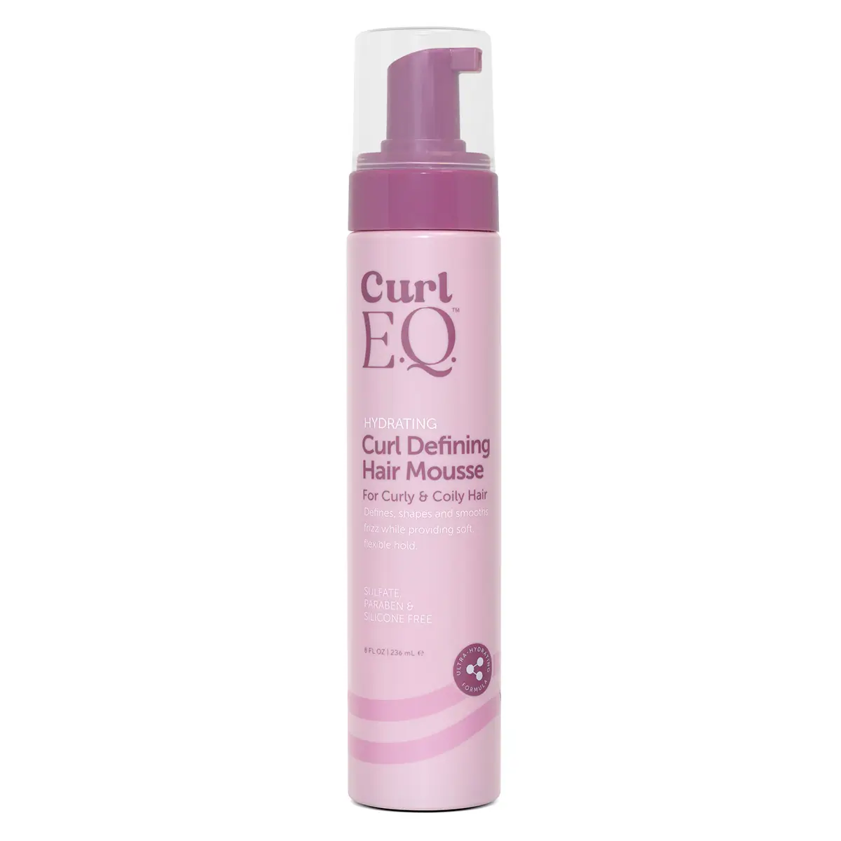 CurlEQ Curl Defining Hair Mousse bottle